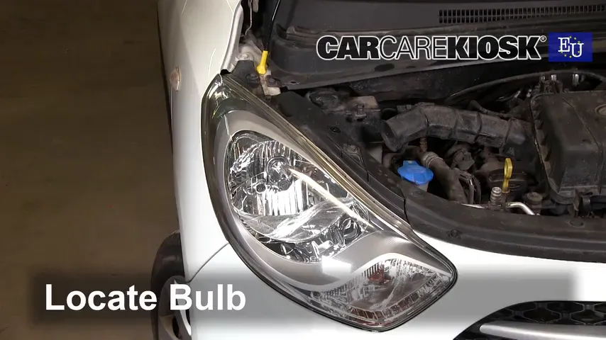2012 Hyundai i10 Era 1.1L 4 Cyl. Éclairage Feu clignotant avant (remplacer l'ampoule)